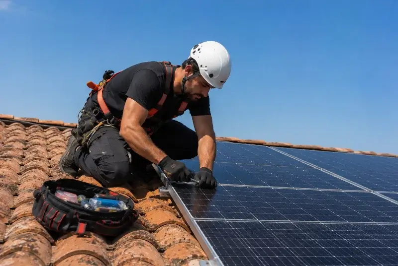 Maintenance et monitoring de panneaux solaires à la Madeleine